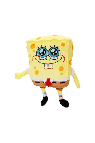 Nickelodeon Spongebob Squarepants Peluş Tebessüm Eden Sünger Bob Lisanslı Oyuncak Peluş 30 Cm Çok Renkli