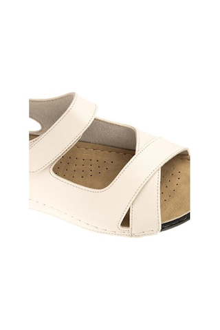 Muya Flores 32240-002 Anatomik Taban Kadın Sandalet Bej 36-40 001