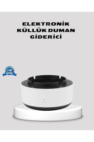 Hava Temizleyici Küllük - Sigara Dumanı Filtreli, Sessiz Çalışan, Şık Tasarım