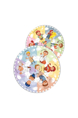 Baby Round Puzzle Meslekler Faturalı Ürün