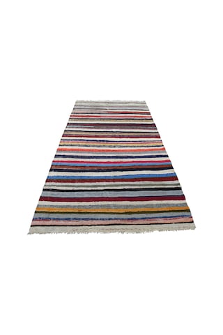 Kilim Antik El Dokuma Pamuklu Anadolu Yörük Kilimi 0079 - Yeni - Çok Renkli