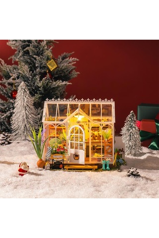 Rolife Dg163 Rüya Gibi Bahçe Evi Dreamy Garden House Dıy Minyatür Maket Model Seti Mini Dollhouse 3d Model Kit Detaylı Dekoratif Hobi Seti 3d Puzzle Tiny House
