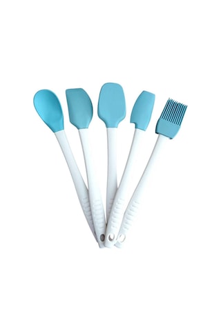 Ckm Silikon 5li Silikon Spatula Kaşık Fırça Seti Mutfak Gereçleri Set Turkuaz Sku: Smgstk7c3a53ebbf Ahşap