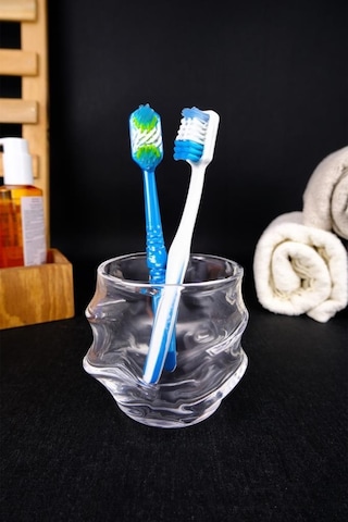 Digithome Fırtına Cam Diş Fırçası Ve Macunu Saklama Kabı 9 Cm - Wa.cyh.002 C1-1-288 Diğer
