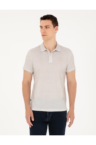 Pierre Cardin Erkek Bej Tişört 50288926-vr011 Bej
