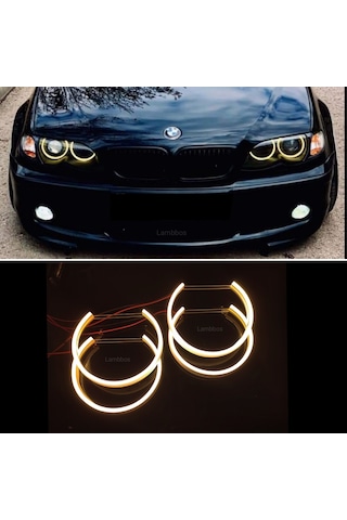 BMW E46 Facelift Angel Eye Halka Sarı Pamuk Led