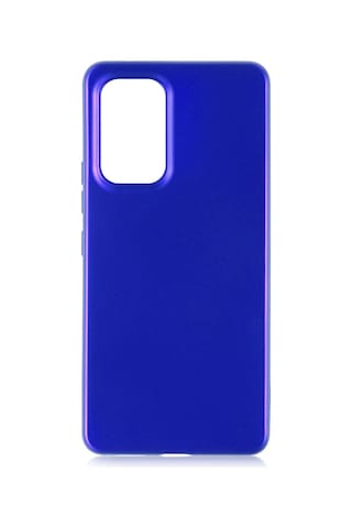 Zore Galaxy Uyumlu A53 5g Kılıf Msra Premier Silikon Kapak - Saks Mavi Saks Mavi