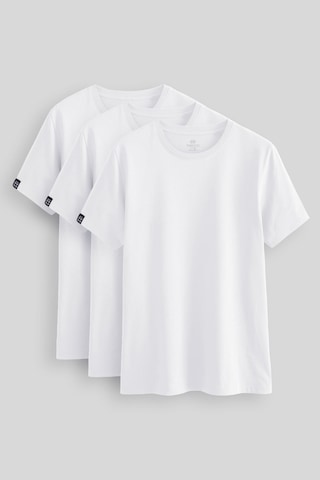 Standart Fit Basic O Yaka 3lü Paket Beyaz Erkek T-shirt 87911 Beyaz