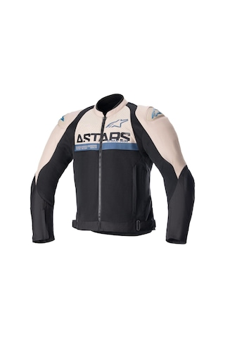 Alpinestars Smx Air Korumalı Motosiklet Montu Açık Kahverengi Siyah Mavi