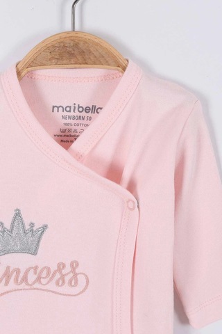 Prenses Desenli Müslin Kız Bebek Hastane Çıkışı Bebek Kıyafetleri Yenidoğan Hastane Çıkış Seti 5 Li Pudra