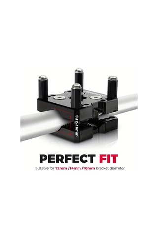 Motion003 12mm 14mm 16mm Siyah Evrensel Motosiklet Telefon Gps Navigasyon Tutucu Montaj Braketi Bmw R1200gs R1250gs Lc Adv F900r Crf1000l