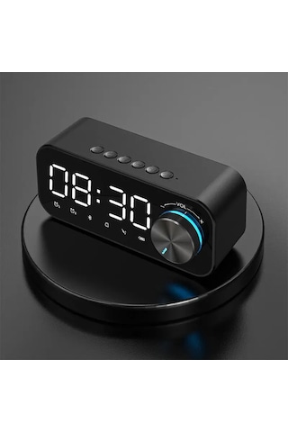 Conventions1 Kablosuz Bluetooth Hoparlör Led Ekran Stereo Bas