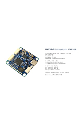 Matek Systems H7a3-slim Uçuş Kontrol Kartı