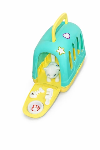 Kedi Kulübesi Oyuncak Aksesuarlı Kedi