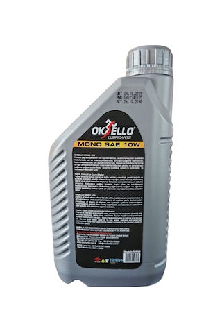 Oksello Mono Sae 10w Zincir Yağı 1 Litre Elektrikli Ve Akülü Testere Uyumlu
