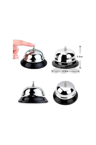 Masaüstü Dekoratif Otel Resepsiyon Görevli Çağırma Zili Çanı Çok Renkli