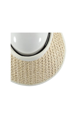 Uv Korumalı 50 Faktör Kadın Hasır Vizör Şapka Örgü Tasarım Vizör Ekru