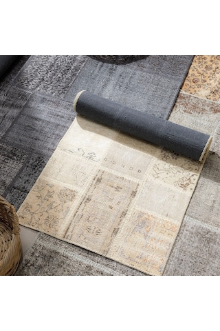 Mudo Home Lıma Bej El Dikişi Naturel Yolluk 80x300 Diğer