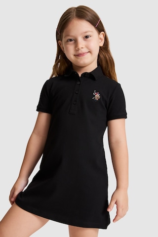U.S. Polo Assn. Kız Çocuk Siyah Elbise Örme 50325597-vr046
