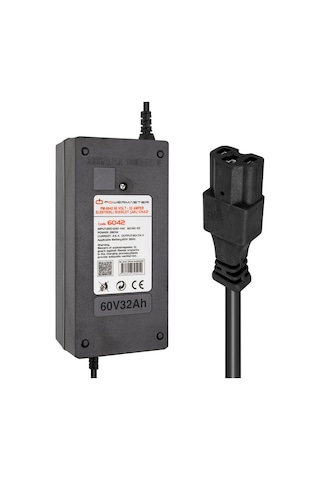 Powermaster 60 Volt 32 Amper Elektrikli Bisiklet Scooter Şarj Cihazı Aleti Pm-6042