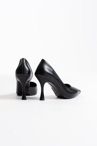 Roof Atelier Angela Kadın Siyah Stiletto İnce Topuklu Ayakkabı Siyah
