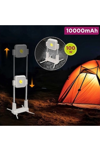 Katlanabilir Kamp Lambası Çok İşlevli Ultra Güçlü 4 Modlu Aydınlatma Çok Renkli