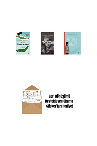 İki Yeşil Su Susamuru Midi Boy + Gelibolu Ciltli + Bir Yılbaşı Hikâyesi + Okuma Sticker'ları