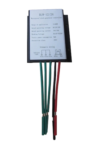 Symbee 400w 12v/24v Otomatik Rüzgar Türbini Kontrol Cihazı - Yüksek Verimli, Su Geçirmez, Uzun Ömürlü