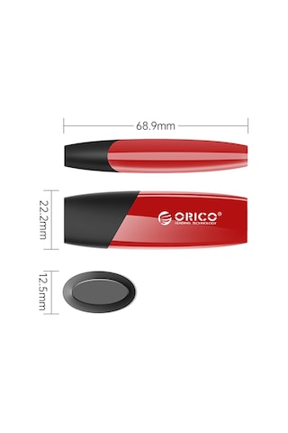 Orıco Usb 2.0 32gb Flash Bellek Kırmızı