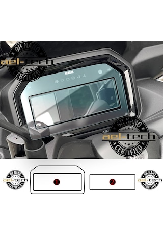 Yamaha X-Max 250 / 300 Tech Max Gösterge Uyumlu 9h Nano Ekran Koruyucu 2li Set 2025-2026