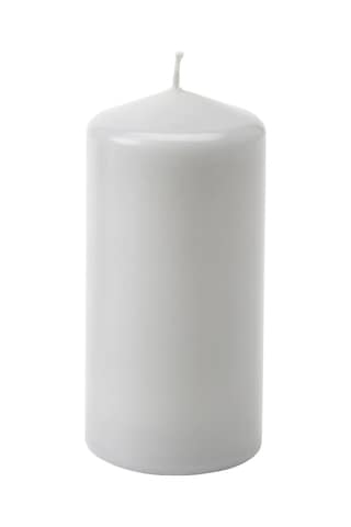 Blok Mum, Açık Gri, 14 Cm