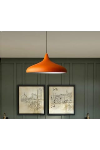 Mylights Metal Turuncu Sarkıt Modern - Spor Avize 35 CM