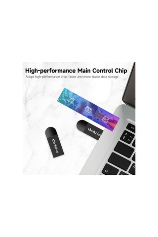 Vkemall Lenovo Thinkplus Mu222 Usb2.0 Usb Bellek 32gb Çinko Alaşımlı Kasa Sağlam Veri Saklama Taşınabilir Plug&play