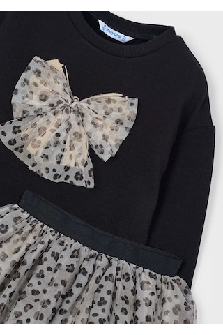 Mayoral Kız Çocuk Etek Sweatshirt Takım 4936 Siyah