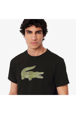 Lacoste Th2042 Erkek Tişört Siyah