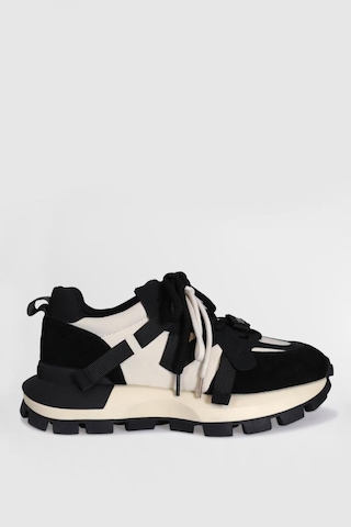 Lufian Yoko 121230049 Kadın Sneaker Ayakkabı Siyah 36-40 Siyah