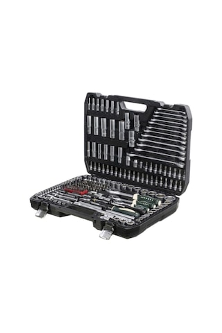 Hırdavat Garajı Rockforce 1/2-3/8-1/4 216 Parça Profesyonel Lokma Takımı Seti