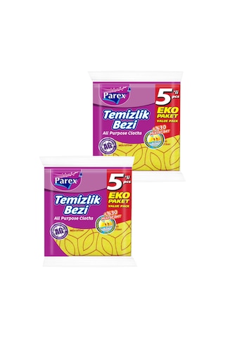 Temizlik Bezi 5'li Paket 34 X 35 Cm İkili Paket Diğer