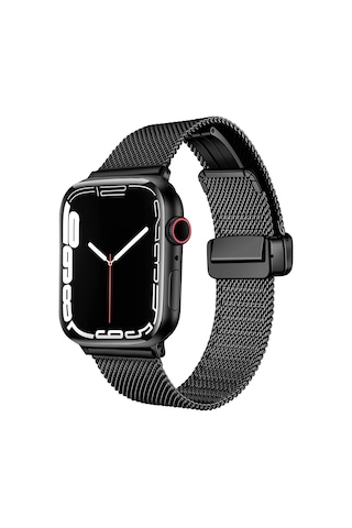 Watch 44mm Uyumlu Krd-85 Metal Zore Kordon-siyah