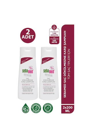 Sebamed Saç Dökülmesine Karşı Şampuan 200 Ml 2 Adet Dökülen