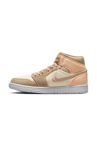 Nike Air Jordan 1 Mid Se Kadın Basketbol Ayakkabısı Dv0427-102 Çok Renkli