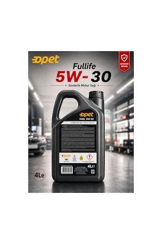 Opet Fulllife 5W-30 API SP Ilsac GF-6 Dexos1 Gen 2 Sentetik Motor Yağı