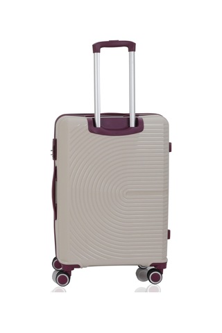 Mçs Polipropilen Valiz V374 65 Cm S21yy100000665 11148 Kemik/mürdüm