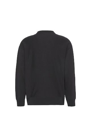 Calvin Klein Ls Premıum Terry Monologo Cn Swt-10240 Black
