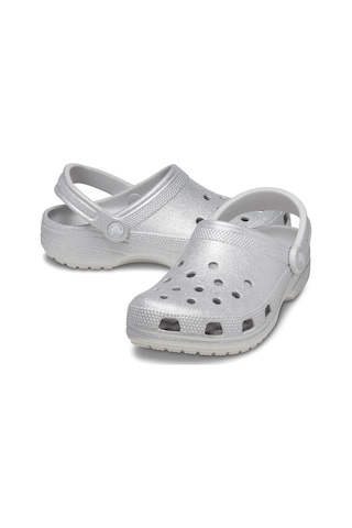 Crocs Classıc Glıtter Clog Simli Kadın Terlik 205942 205942 0ıc 0ıc Gümüş