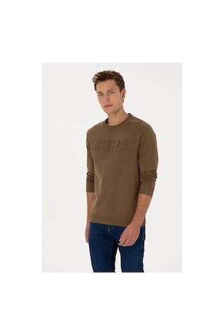 Us Polo Assn. U.s. Polo Assn. Erkek Sweatshirt Haki Vr027haki
