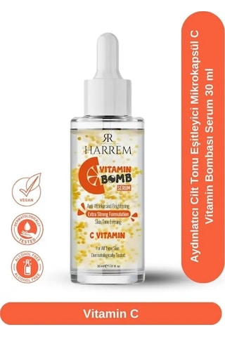 C Vitamin Bombası Serum 30 Ml Aydınlatıcı Cilt Tonu Eşitleyici Mikrokapsül
