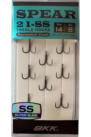 Bkk Spear-21 Ss Üçlü İğne 8'li Paket No:14