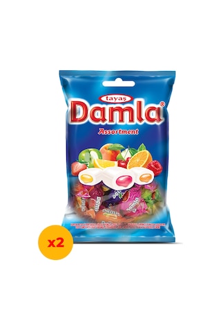Tayaş Damla Karışık Meyveli Yumuşak Şeker 2 x 500 G