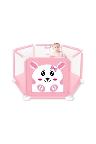 Çocuk Çiti Çocuk Oyun Havuzu Güvenli Pembe